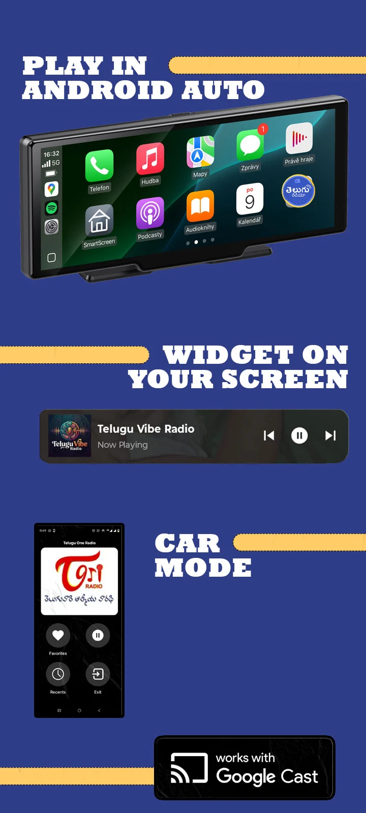 Telugu FM Radio App - Categories